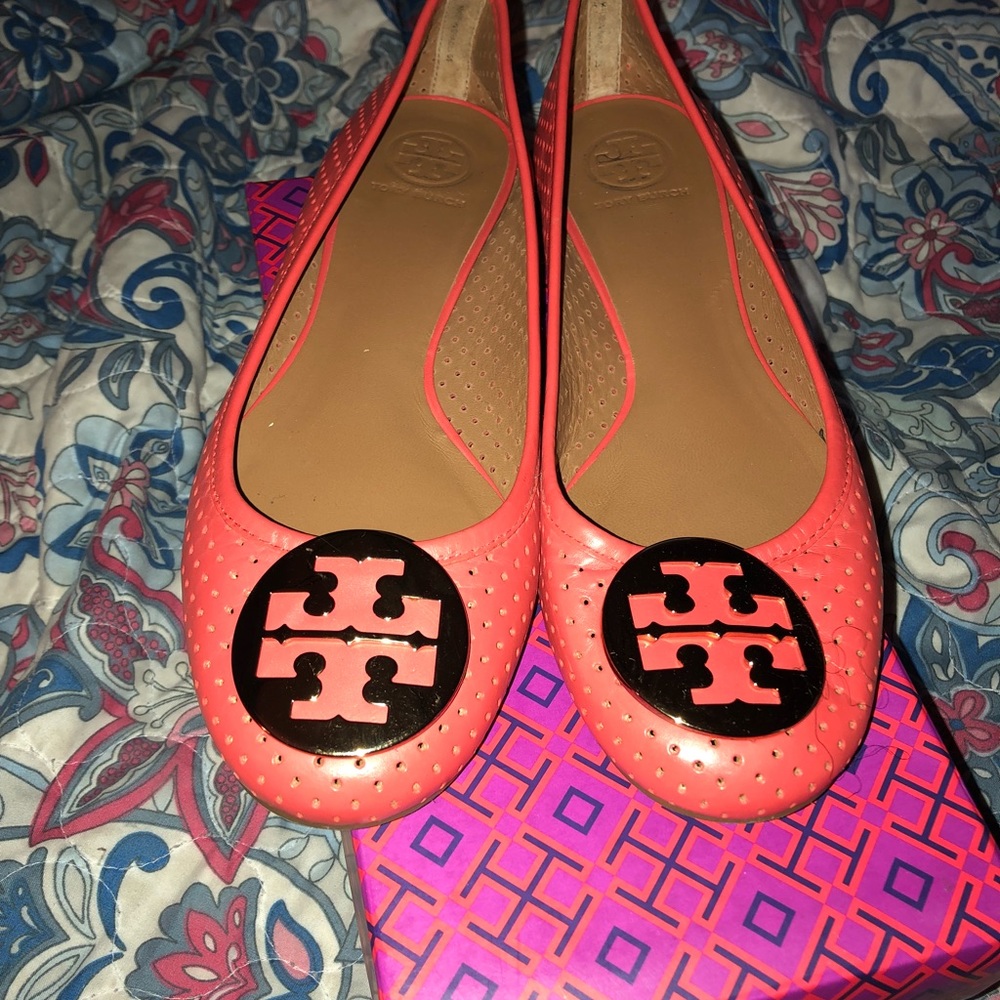 Tory Burch perforated flats